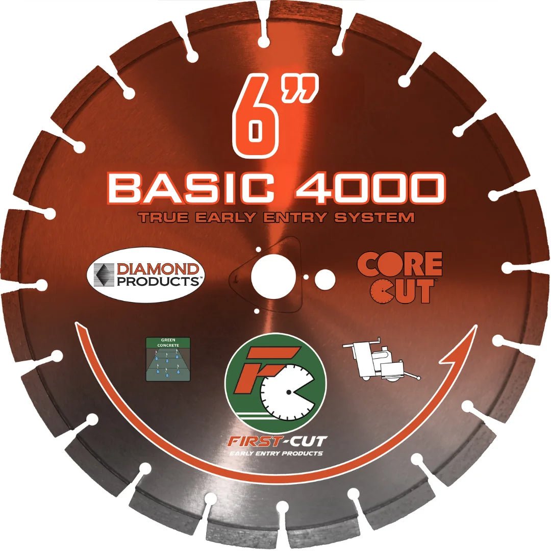 First-Cut, Early Entry Diamond Blade w/ Triangle Knockout - BASIC4000