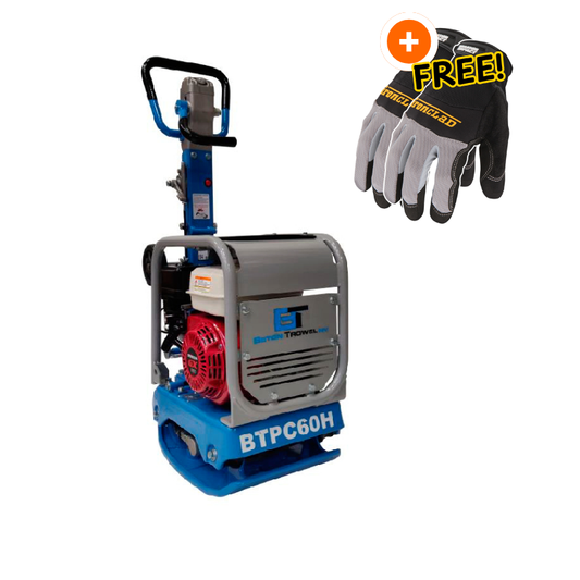 BT Reversible Plate Compactor | 14-in. | GX160 | 170 lbs. Free Gloves