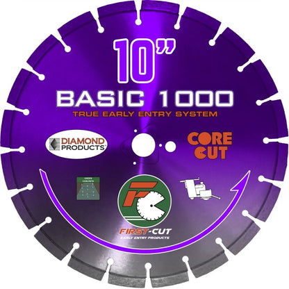 Diamond Blade, Basic1000 Early-Entry W/ Triangle Knockout