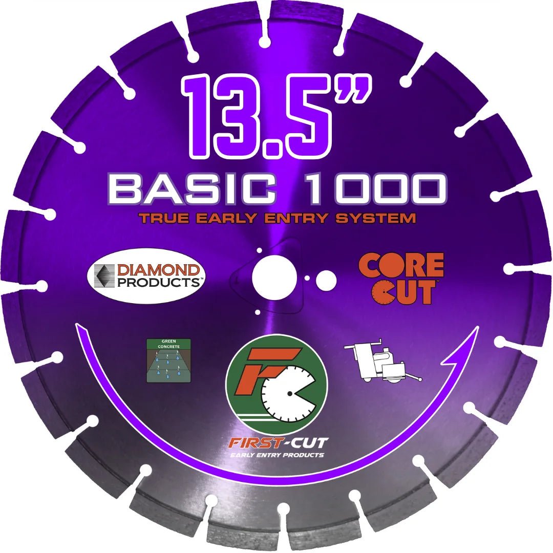 Diamond Blade, Basic1000 Early-Entry W/ Triangle Knockout