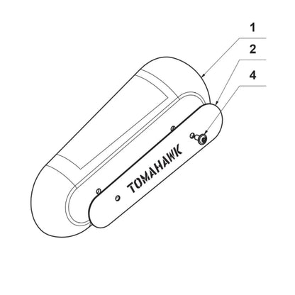 Belt Cover for TPC90H Plate Compactor (600031325A) TPC90H-BELTCV-2