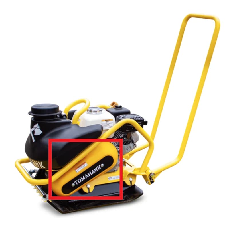 Belt Cover for TPC90H Plate Compactor (600031325A) TPC90H-BELTCV-3