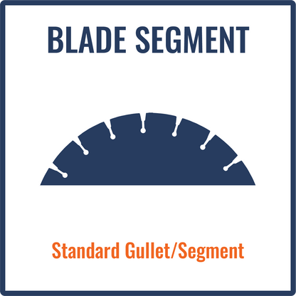 First-Cut, Early Entry Diamond Blade w/ Triangle Knockout - EXPERT6000