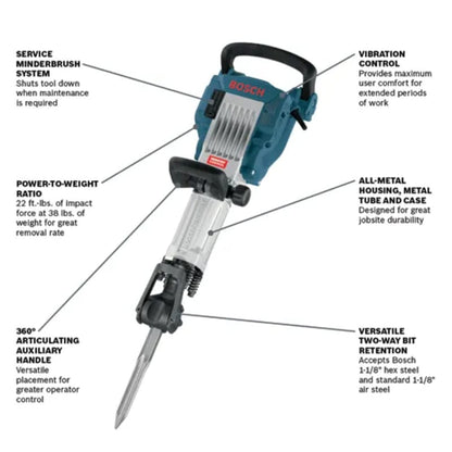 Jack 35 Lb. 1-1/8 In. Hex Breaker Hammer