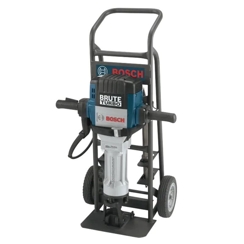 Brute Turbo 1-1/8 In. Hex Breaker Hammer with Deluxe Cart