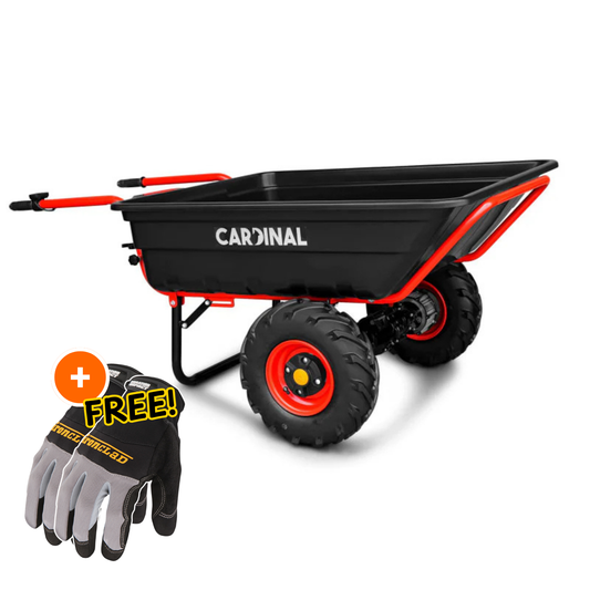 Heavy Duty Electric Utility Cart 40V Battery-Powered Wheelbarrow 660-lb. Bucket Capacity