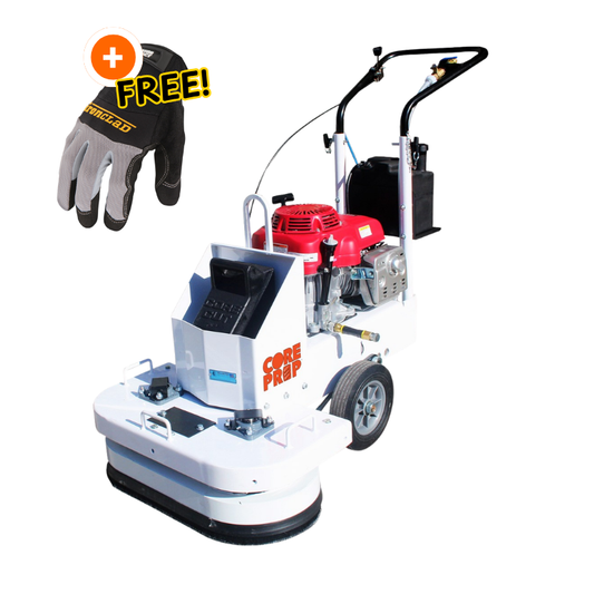 10"/12" Core Prep Dual-Head Floor Grinder, Gasoline - CPG200