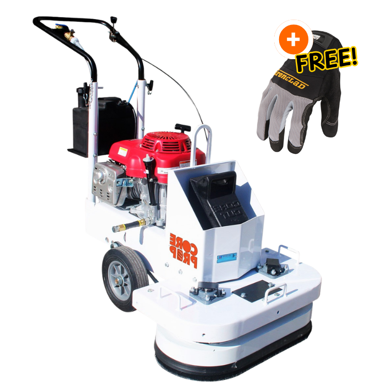 Concrete Surface Grinder - Core Prep CPG202E1 - Dual Head - 10"/12" - Electric