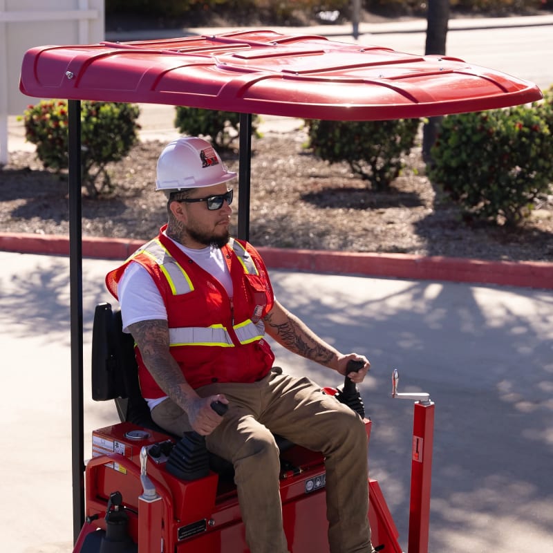 Canopy Cover for 8ft Ride-On Concrete Power Trowel TRT46V-SC-2