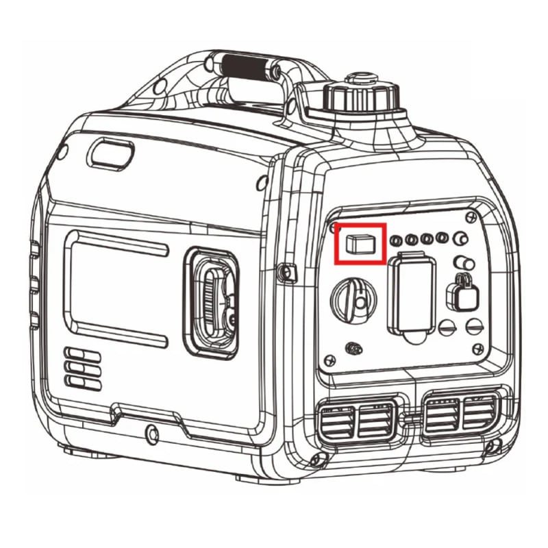 Circuit Breaker Spare Part for TG2000i 2000 Watt Inverter Generator TG2000i-CB-2