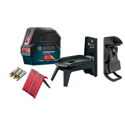 Self-Leveling Cross-Line Laser with Plumb Points