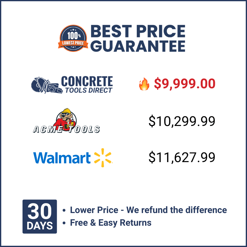 Concrete Surface Grinder - Core Prep CPG275 - Dual Head - 10"/12" - 7.5HP