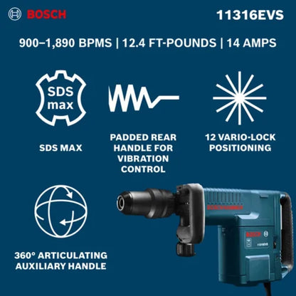 14 Amp SDS-max® Demolition Hammer
