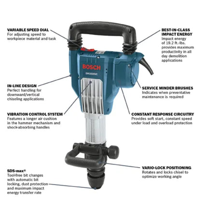 15 Amp SDS-max® Demolition Hammer