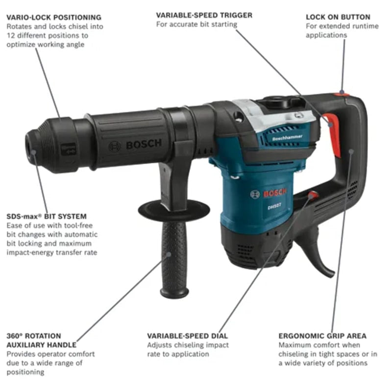10 Amp SDS-max® Demolition Hammer