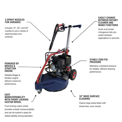 Dual Pressure Cleaner 2200psi