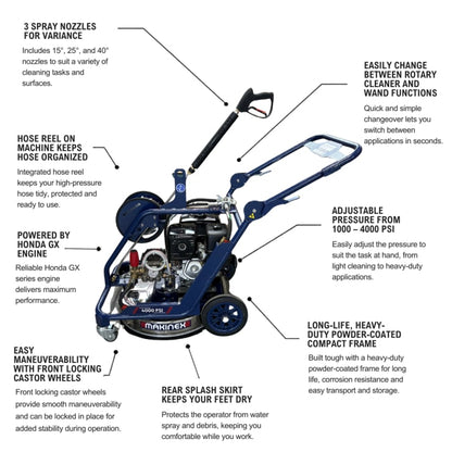 Dual Pressure Washer 4000psi