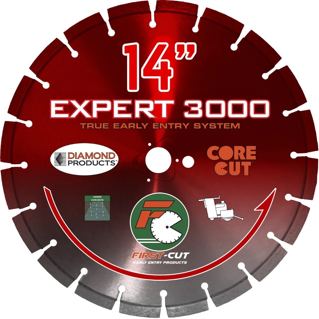 First-Cut, Early Entry Diamond Blade w/ Triangle Knockout - EXPERT3000