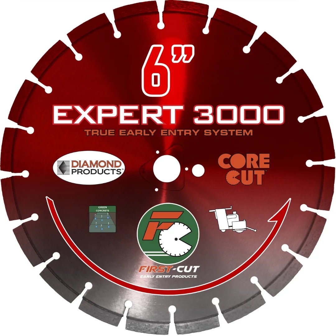 First-Cut, Early Entry Diamond Blade w/ Triangle Knockout - EXPERT3000