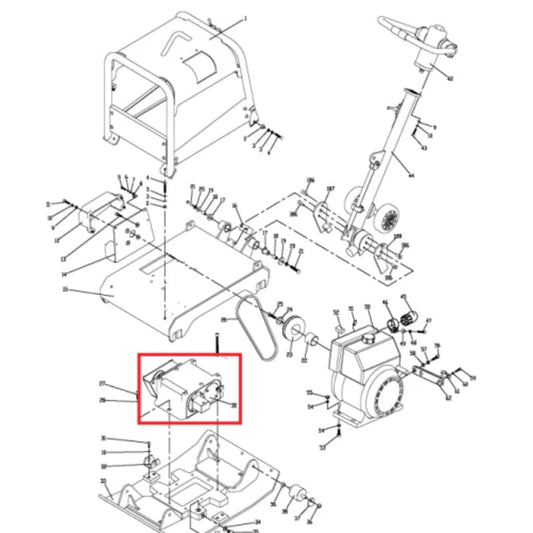 Exciter Box Spare Part for TPC170H 6.5HP Honda Reverse Compactor TPC170H-EXTB