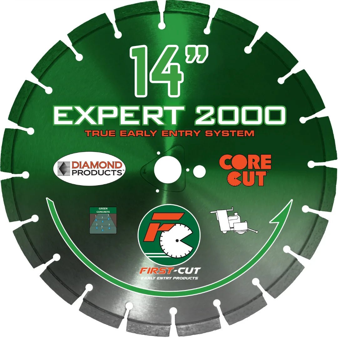 First-Cut, Early Entry Diamond Blade w/ Triangle Knockout - EXPERT2000