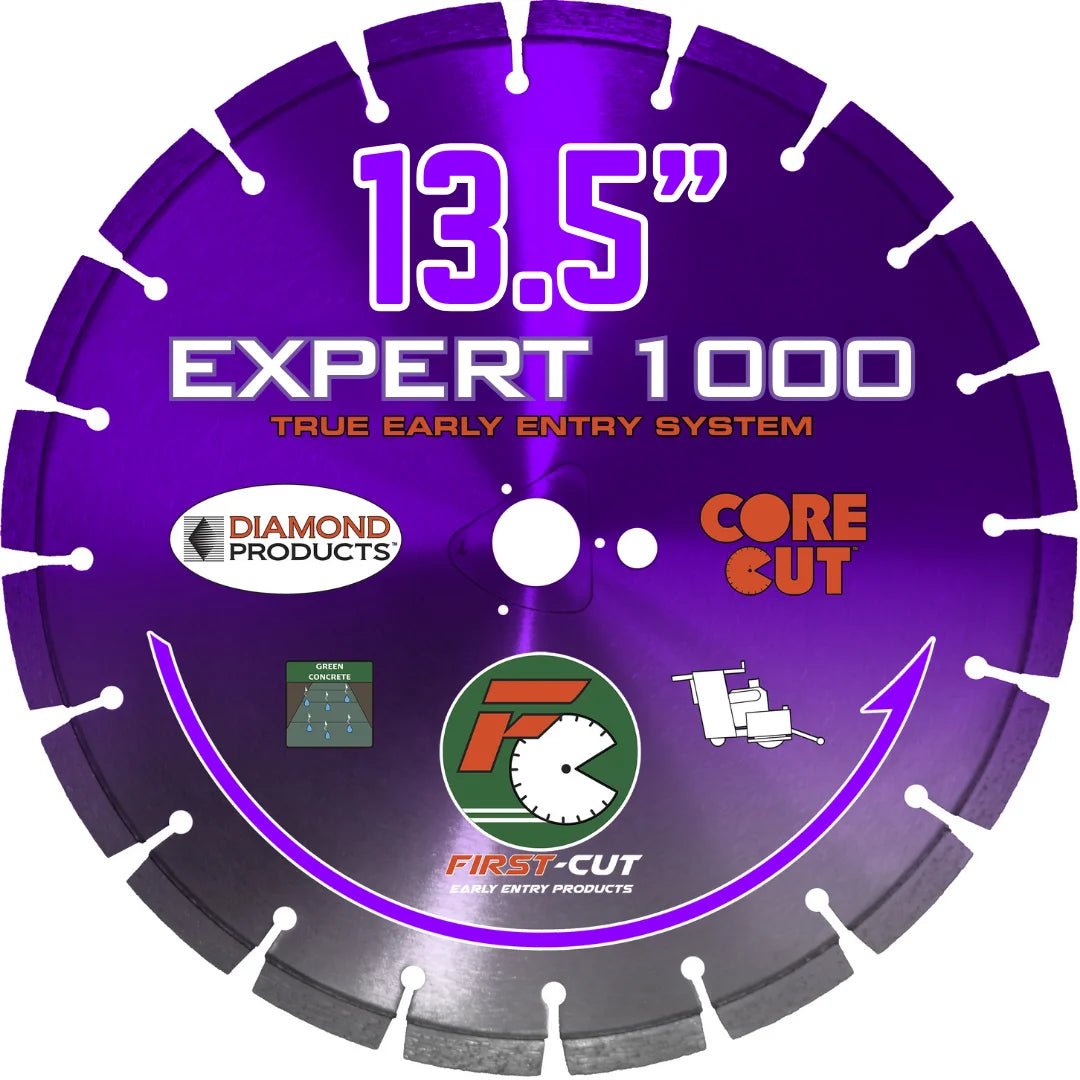First-Cut, Early Entry Diamond Blade w/ Triangle Knockout - EXPERT1000