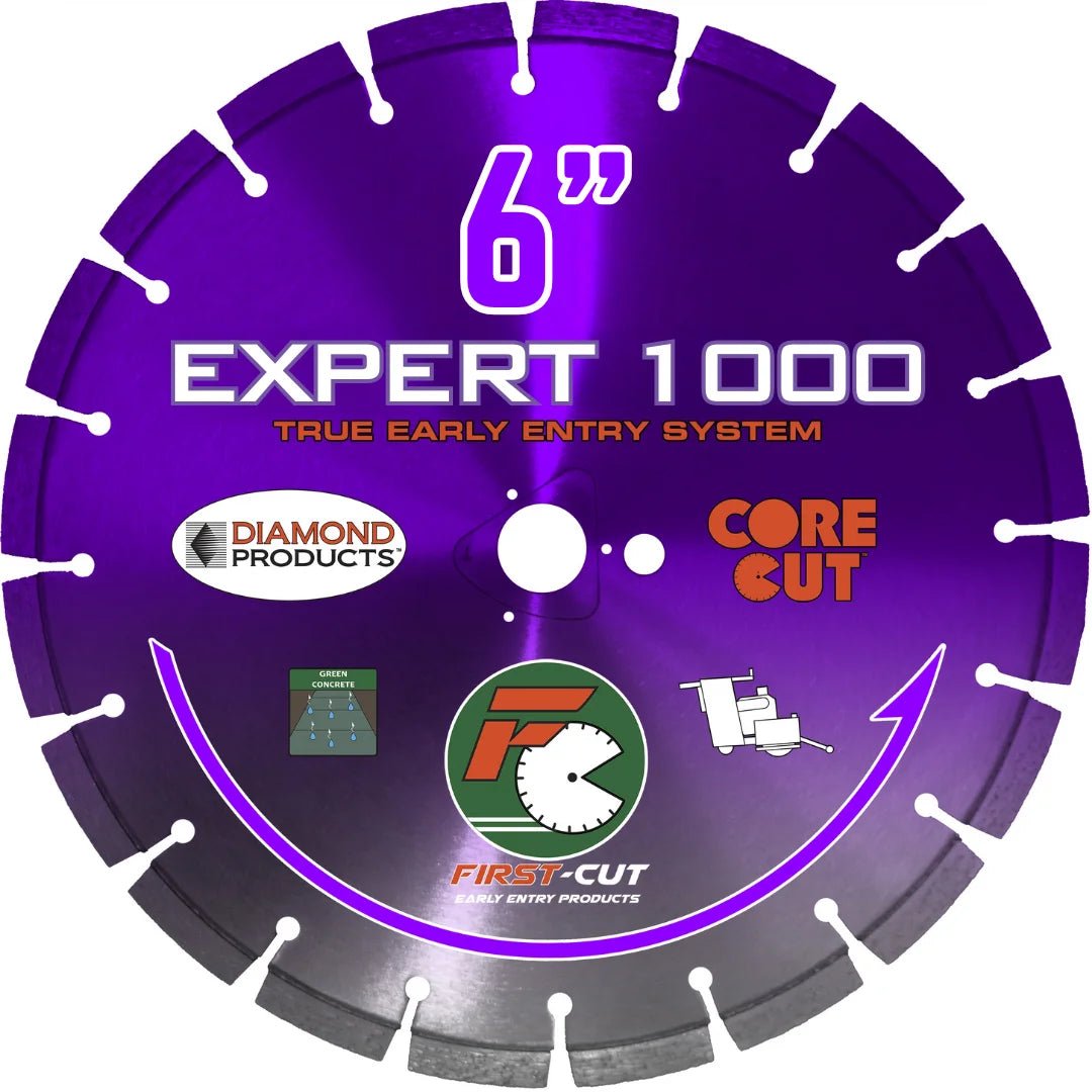 First-Cut, Early Entry Diamond Blade w/ Triangle Knockout - EXPERT1000