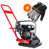Plate Compactor – 5.5HP Honda, Vibratory Soil Tamper, 3-Year Warranty W/ Free Vibration Impact Ironclad Gloves