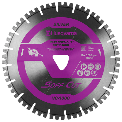 Early Concrete - Husqvarna Vari-Cut 1000 Purple