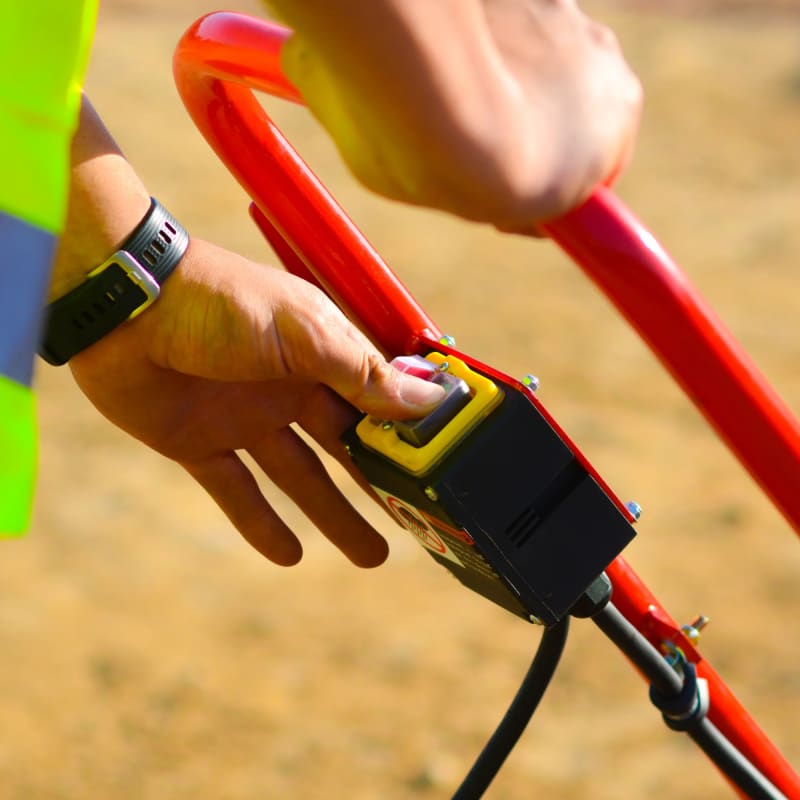 Factory Reconditioned 2 HP Electric Vibratory Plate Compactor Tamper for Gravel Soil Compacntio eJXPC50-R-6