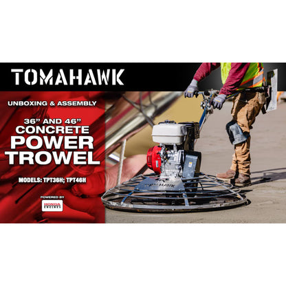Factory Reconditioned 36" Concrete Power Trowel 5.5HP Honda Cement Finishing Tool TPT36H-R-3