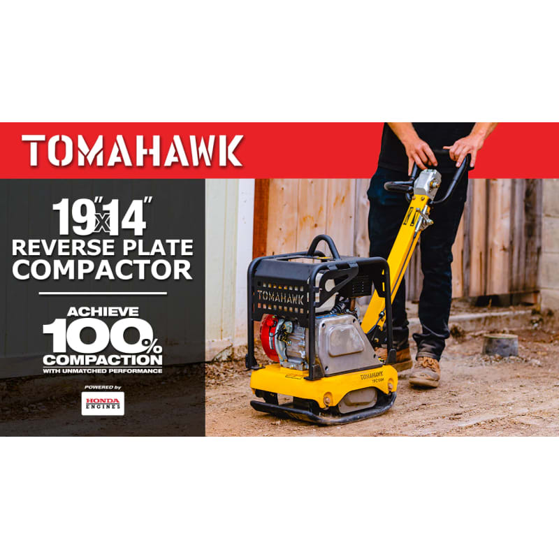 Factory Reconditioned 5.5 HP Honda Reverse Plate Compactor 19x14 Plate for Asphalt, Aggregate, Cohesive Soil Compaction (Copy) TPC100H-R-3