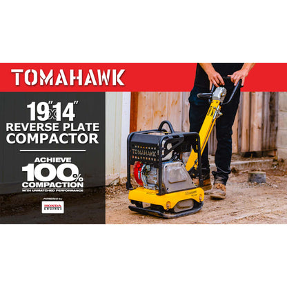 Factory Reconditioned 5.5 HP Honda Reverse Plate Compactor 19x14 Plate for Asphalt, Aggregate, Cohesive Soil Compaction (Copy) TPC100H-R-3