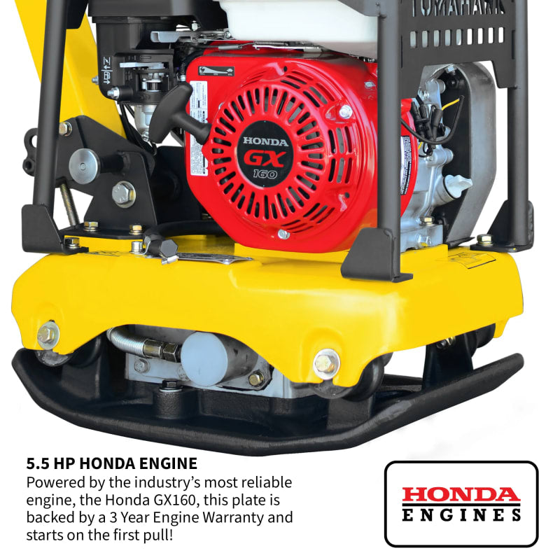Factory Reconditioned 5.5 HP Honda Reverse Plate Compactor 19x14 Plate for Asphalt, Aggregate, Cohesive Soil Compaction (Copy) TPC100H-R-4