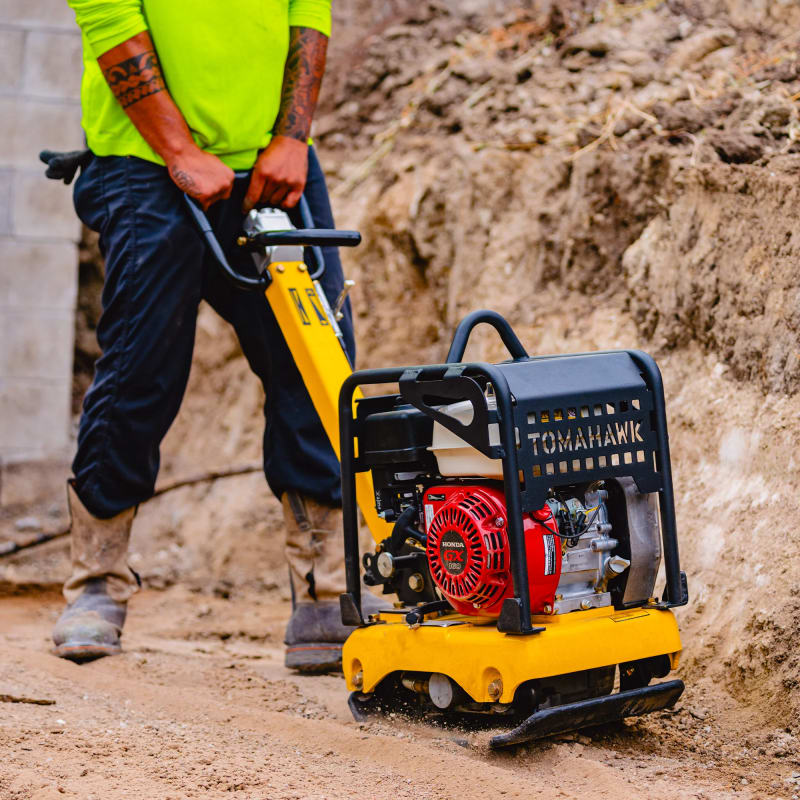 Factory Reconditioned 5.5 HP Honda Reverse Plate Compactor 19x14 Plate for Asphalt, Aggregate, Cohesive Soil Compaction (Copy) TPC100H-R-9