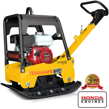 Factory Reconditioned 6.5 HP Honda Reverse Hydraulic Plate Compactor for Asphalt, Aggregate, Cohesive Soil Compaction TPC170H-R-13
