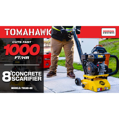 Front Wheels for TSCAR8H Concrete Scarifier (810040) TSCAR-8H-WHEELS-4