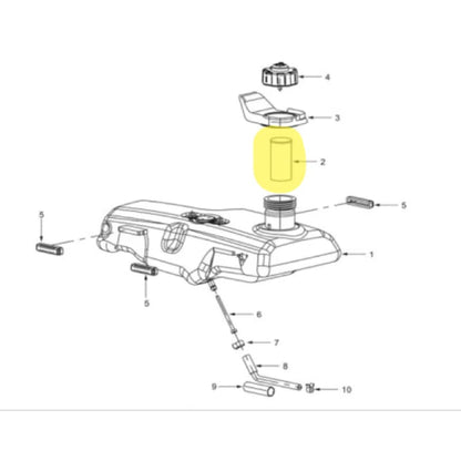 Fuel Filter for 2000 Watt Inverter Generator TG2000i (Part No. 3200.467.001V.00.02) TG2000i-FF