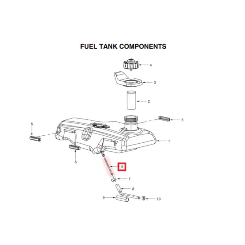 Fuel Valve Spare Part for TG2000i 2000 Watt Inverter Generator TG2000i-FV