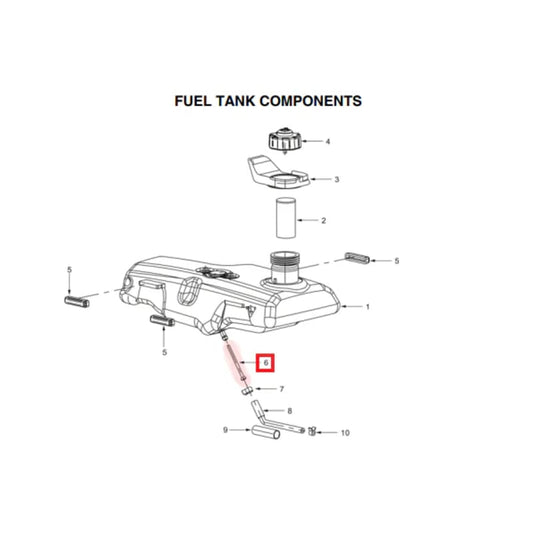 Fuel Valve Spare Part for TG2000i 2000 Watt Inverter Generator TG2000i-FV