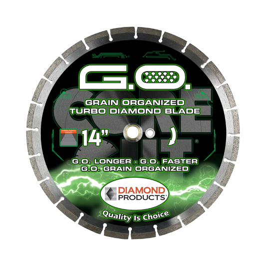 Turbo Diamond Blade - G.O. Grain Organized High Speed Turbo Blade