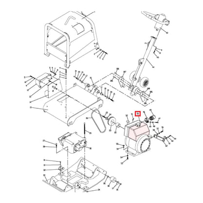 Gas Cap Spare Part for Honda GX200 4-Stroke Engine GX200-GASCAP-2
