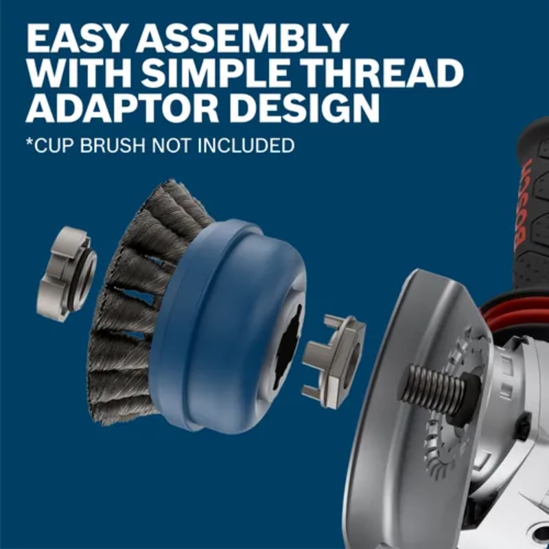 WGX0100 X-LOCK® Wire Wheel/Wire Cup Brush Adapter