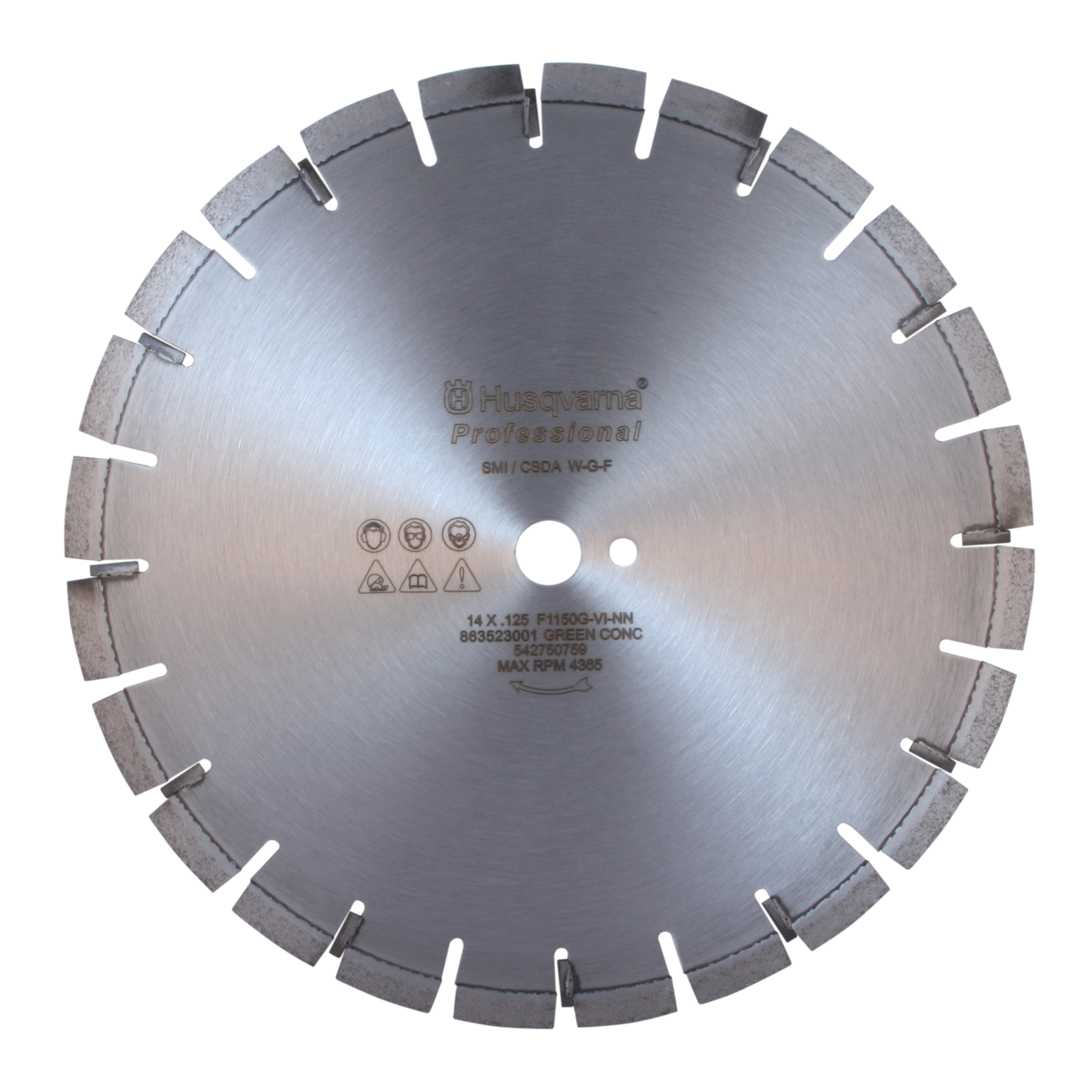 Early Entry Concrete Saw Blades - Husqvarna Professional® F1150g