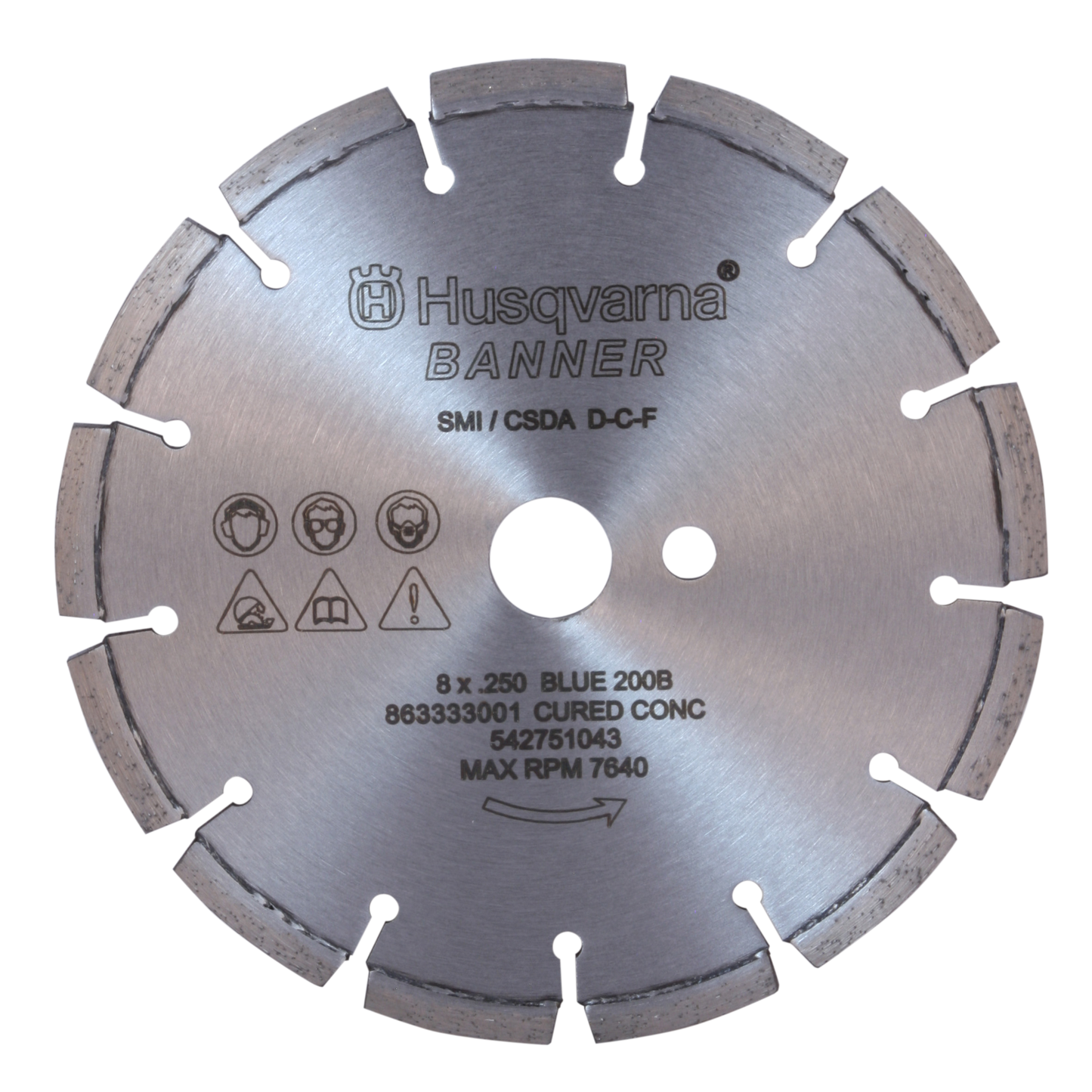 Crack Chaser Diamond Blade - Banner Line Crack Saw Blue 200b