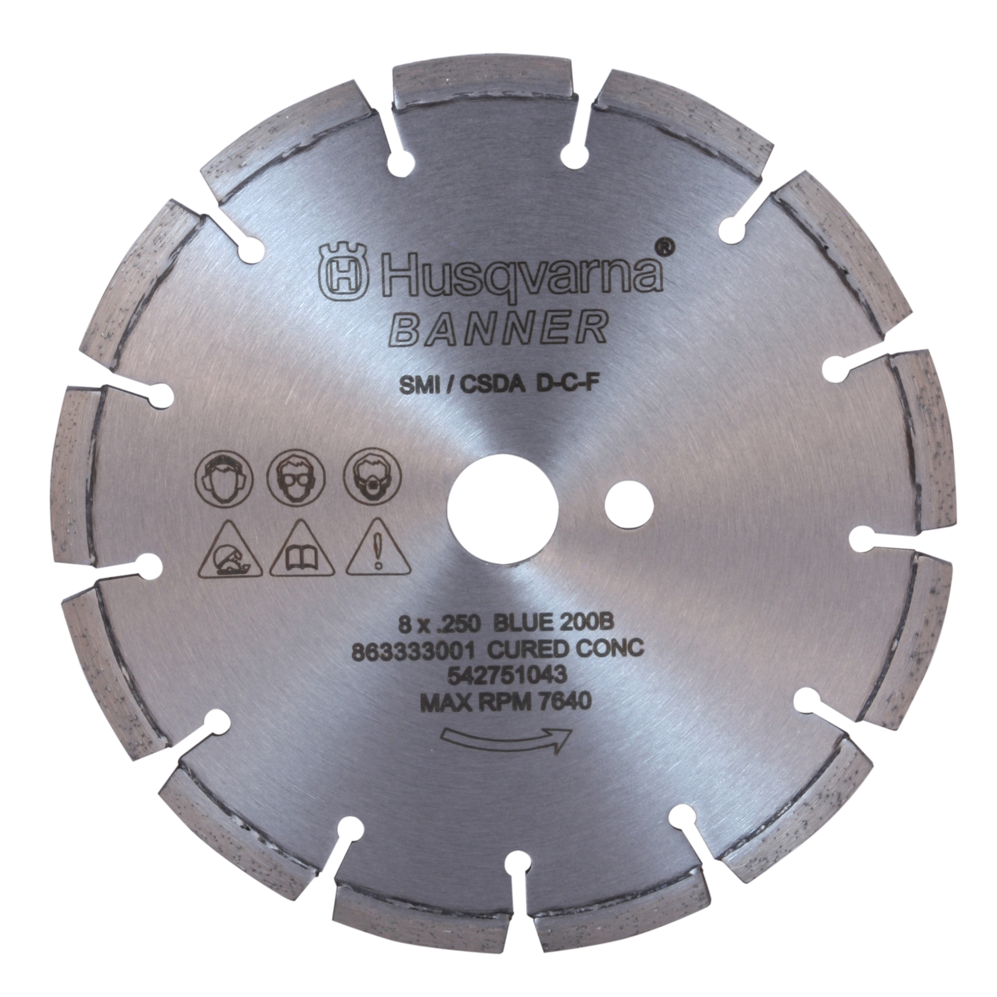 Crack Chaser Diamond Blade - Banner Line Crack Saw Blue 200b