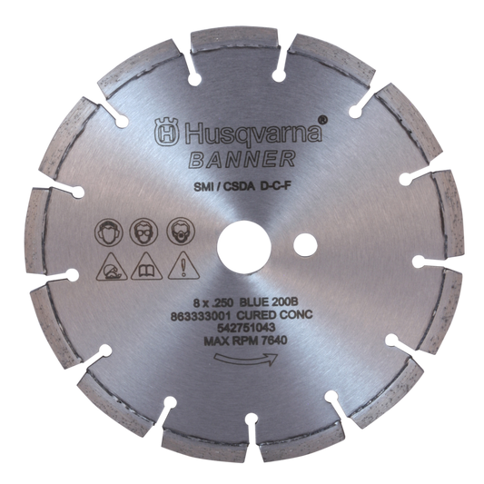 Crack Chaser Diamond Blade - Banner Line Crack Saw Blue 200b