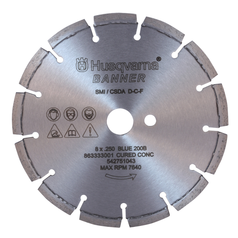 Crack Chaser Diamond Blade - Banner Line Crack Saw Blue 200b