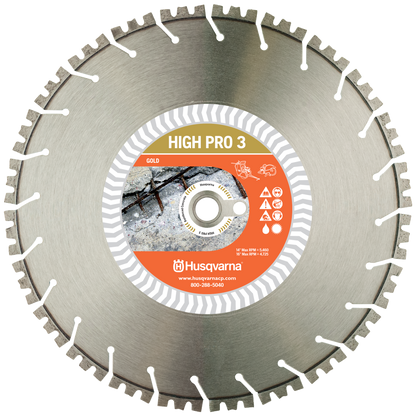 Diamond Saw Blades For Concrete - Husqvarna High-Pro 3