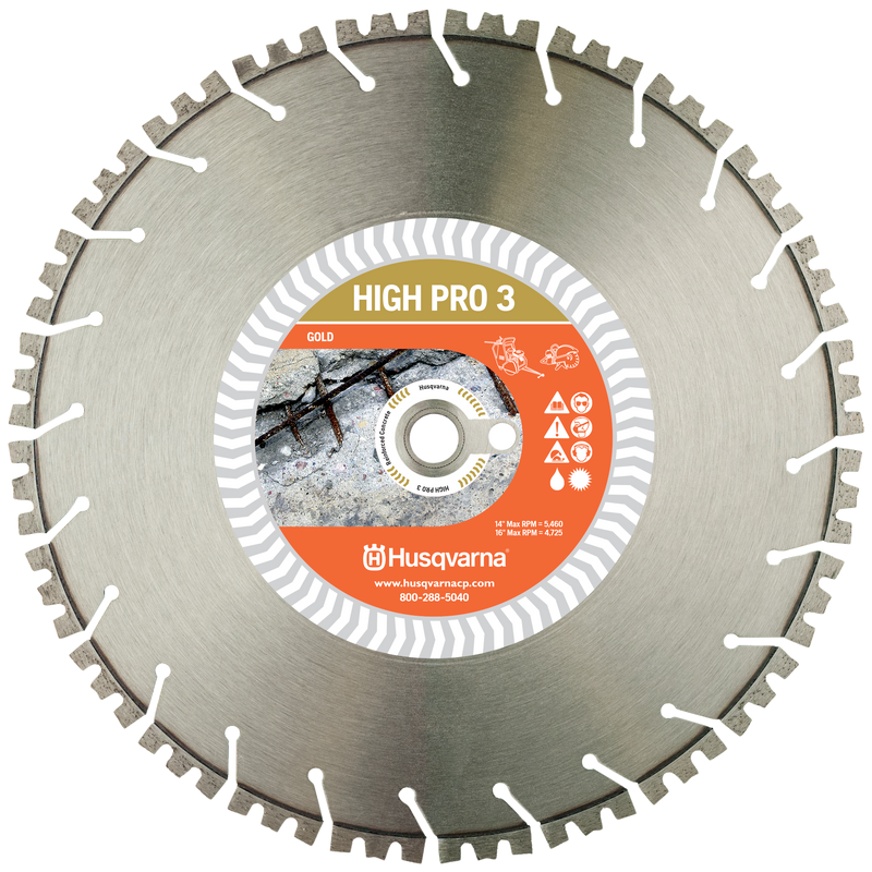 Diamond Saw Blades For Concrete - Husqvarna High-Pro 3